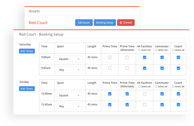 sportyHQ Configure your courts to the minute…